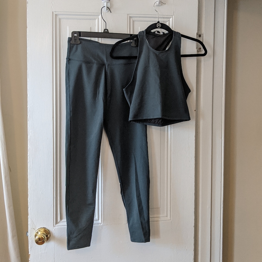 Crop top and legging set